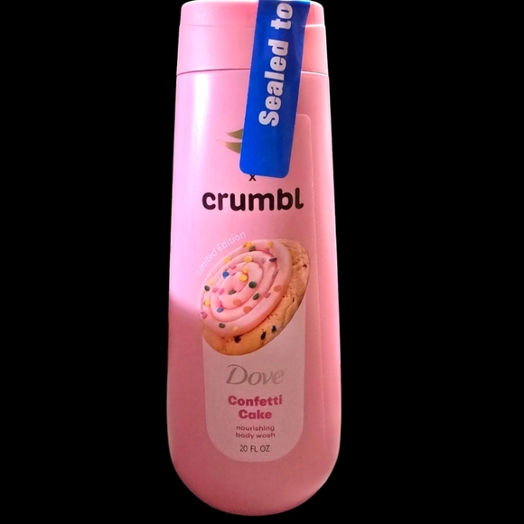 CRUMBL X DOVE LIMITED EDITION CONFETTI CAKE BODY WASH - Picture 1 of 2